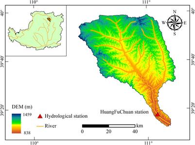 Base-flow segmentation and character analysis of the Huangfuchuan Basin in the middle reaches of the Yellow River, China